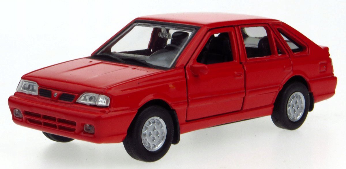 Welly Polonez Caro Plus Model Auto Metalowy 1:34-39 Rood