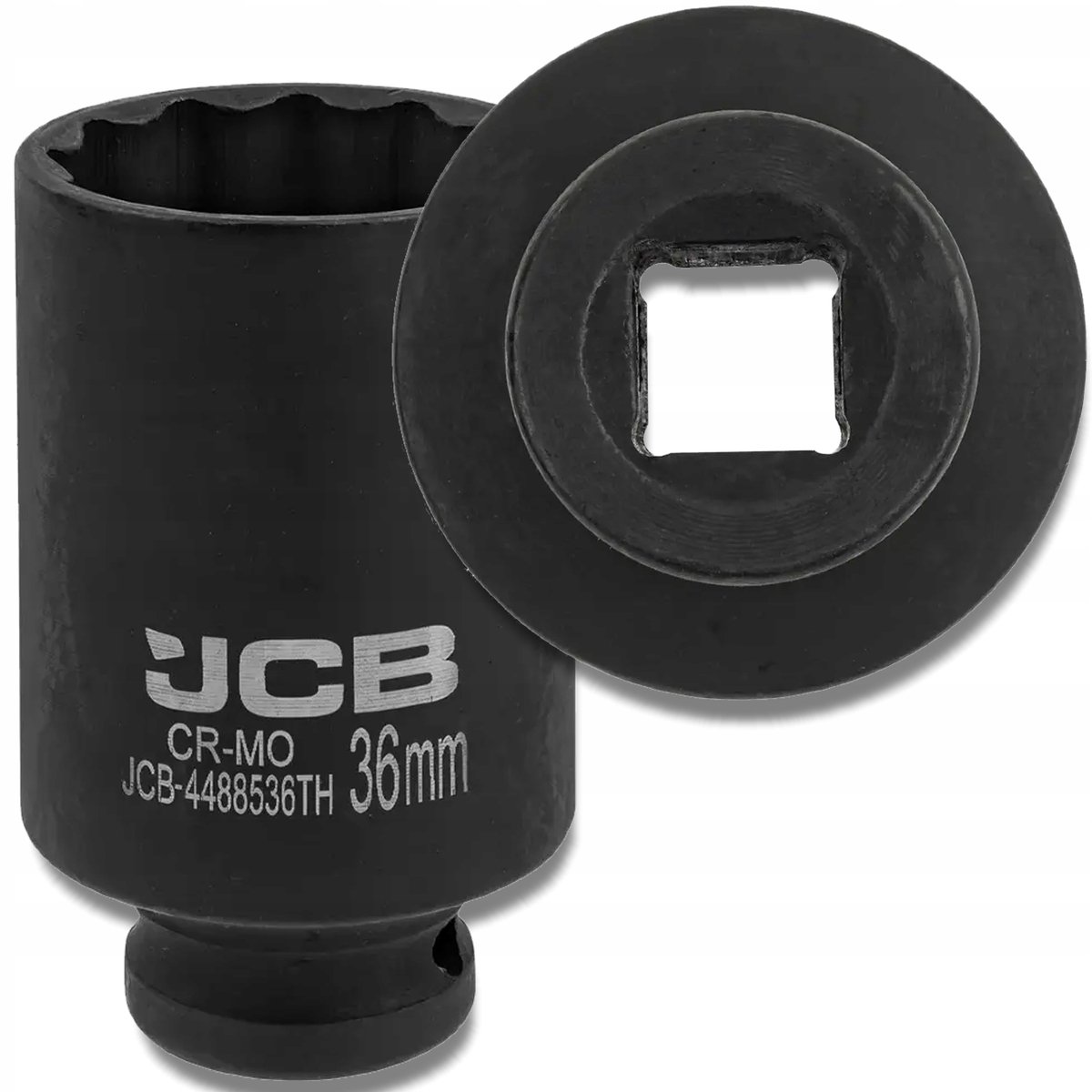 JCB 1/2" 36mm 12-dollar Slagdoppen Cr-Mi