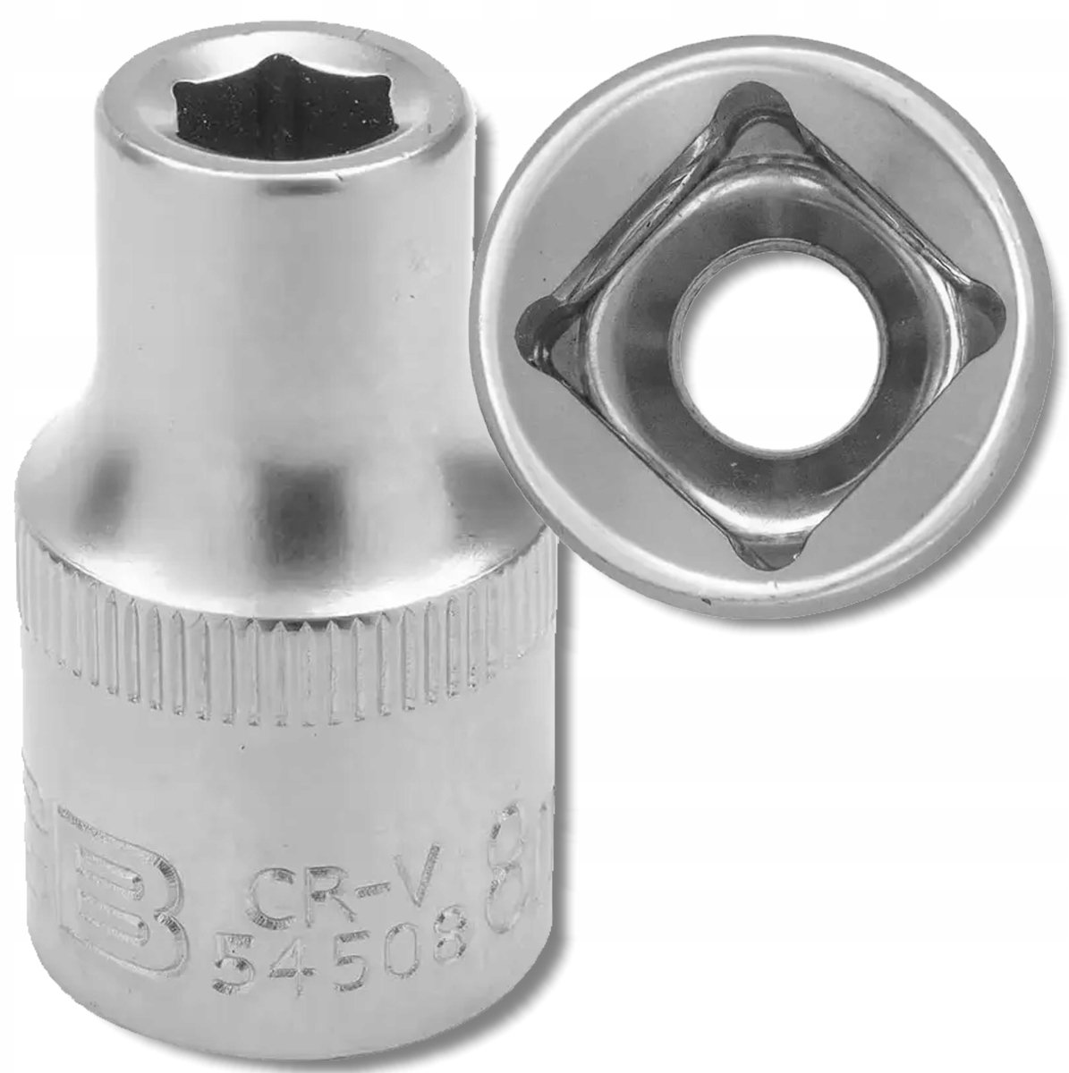JCB Dopslagsleutel 1/2" 8mm Zeskant Cr-V