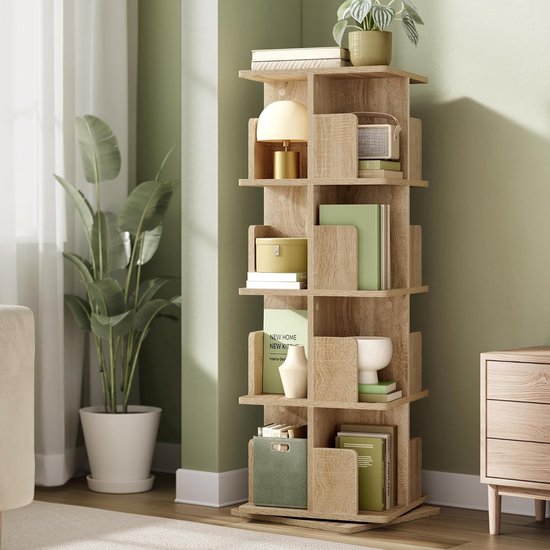 Draaibare boekenkast houtlook kopen