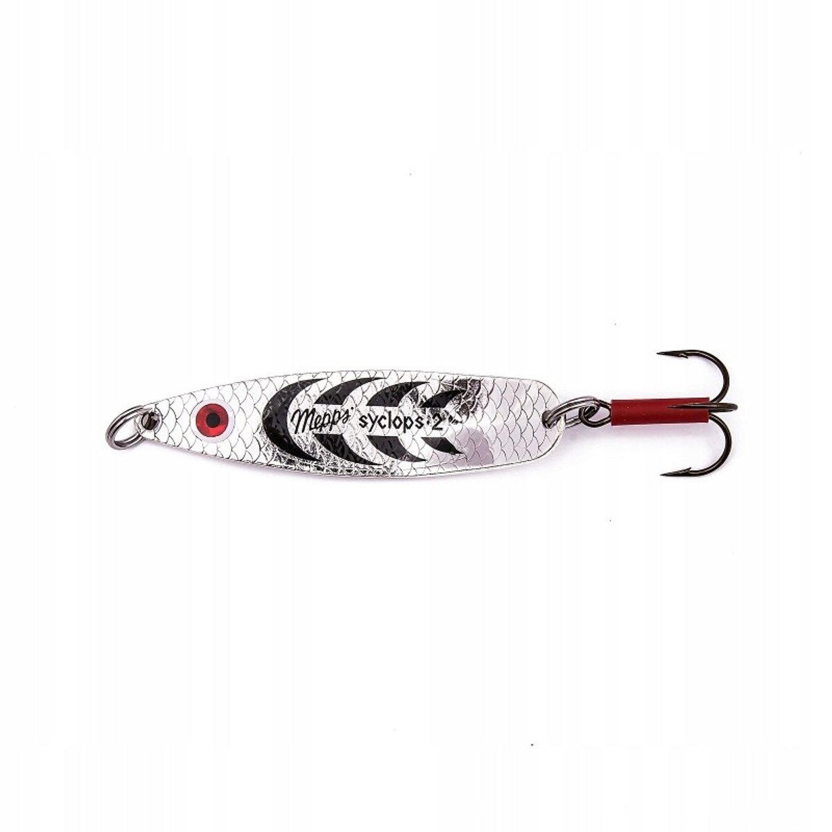 Mepps Syclops Wobbler 3/26g Zilver/Zwart - Vliegvisaas