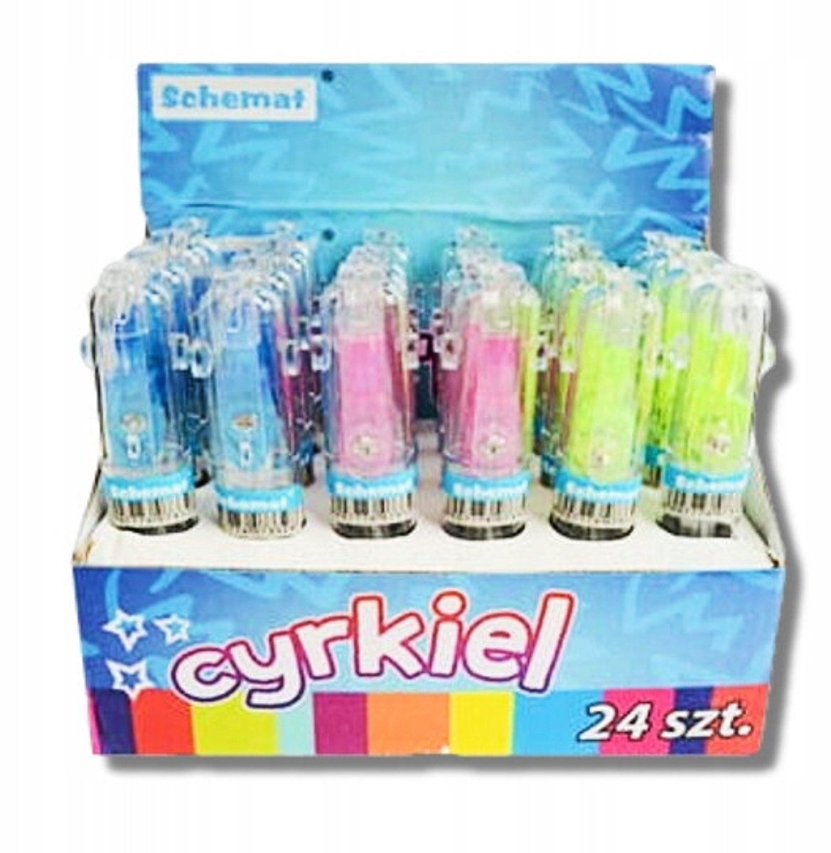 Schemat Cyrkiel MIX - Kleuren, Inclusief Etui & Verstelbaar