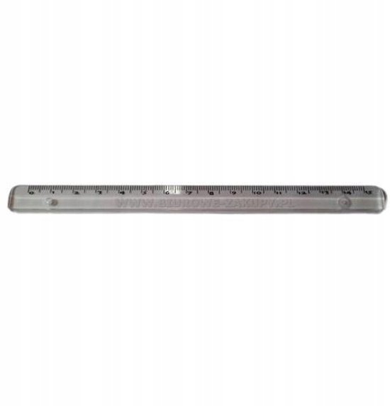 Pratel Ruler Liniaal Transparant Pratel 15cm - Klein en Plat | bol
