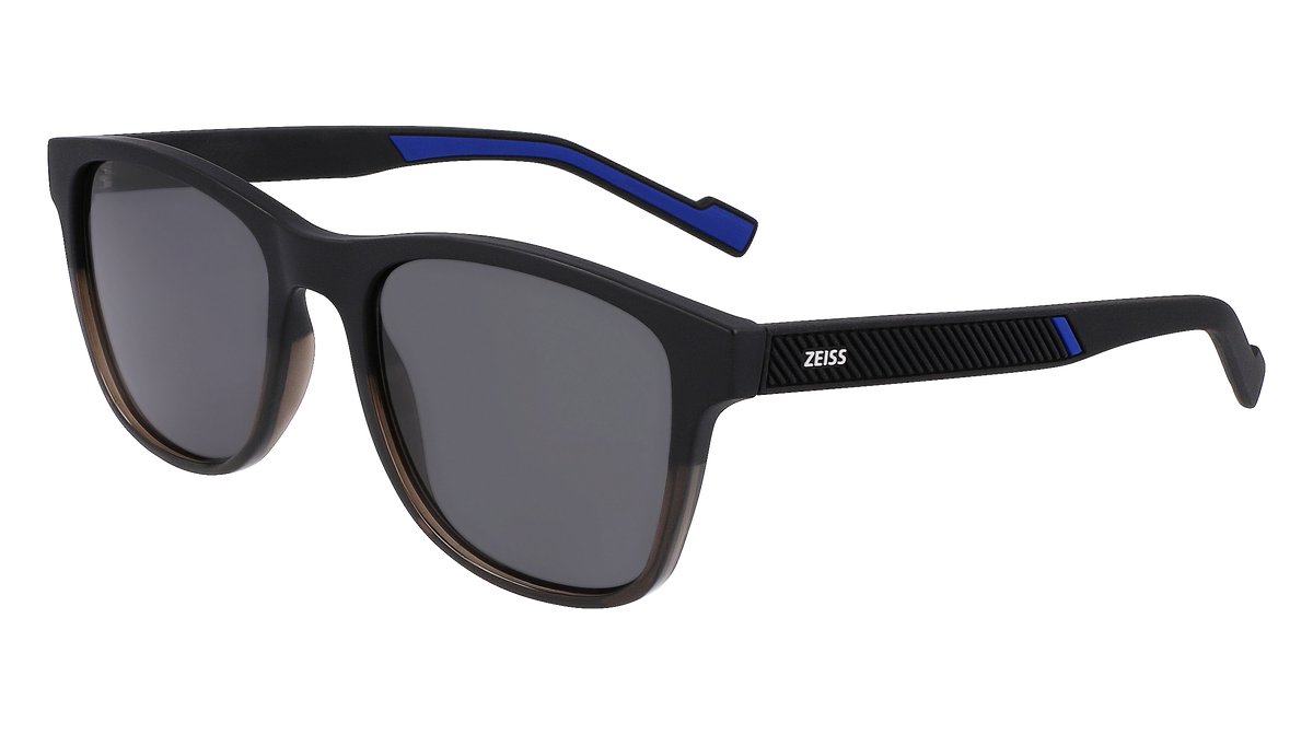 ZEISS ZS22521SLP 007 MATTE BLACK/CRYSTAL BROWN 54/19/145 MALE Zonnebrillen