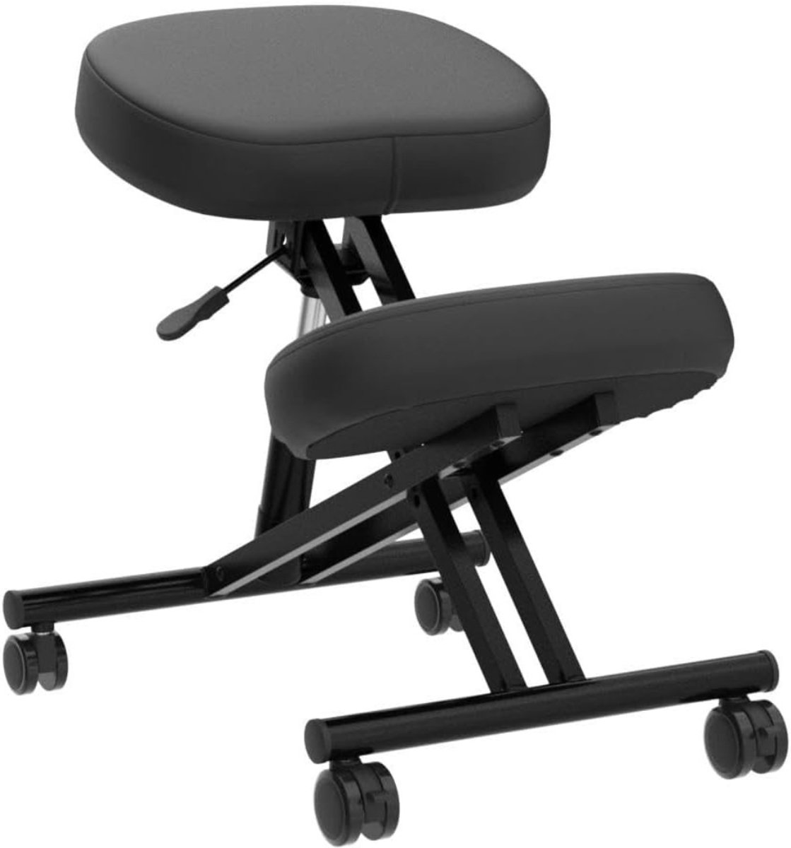 VIN® Kniestoel Ergonomisch – Verstelbare Balansstoel – Rug Corrector – Postuur Corrector - Werkstoel – Kniestoel Met Rugleuning En Dikke Comfortabele Kussens – Bureaustoel