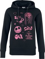 The Nightmare Before Christmas Zero, Sally, Jack Sweat à capuche Femme - noir - L
