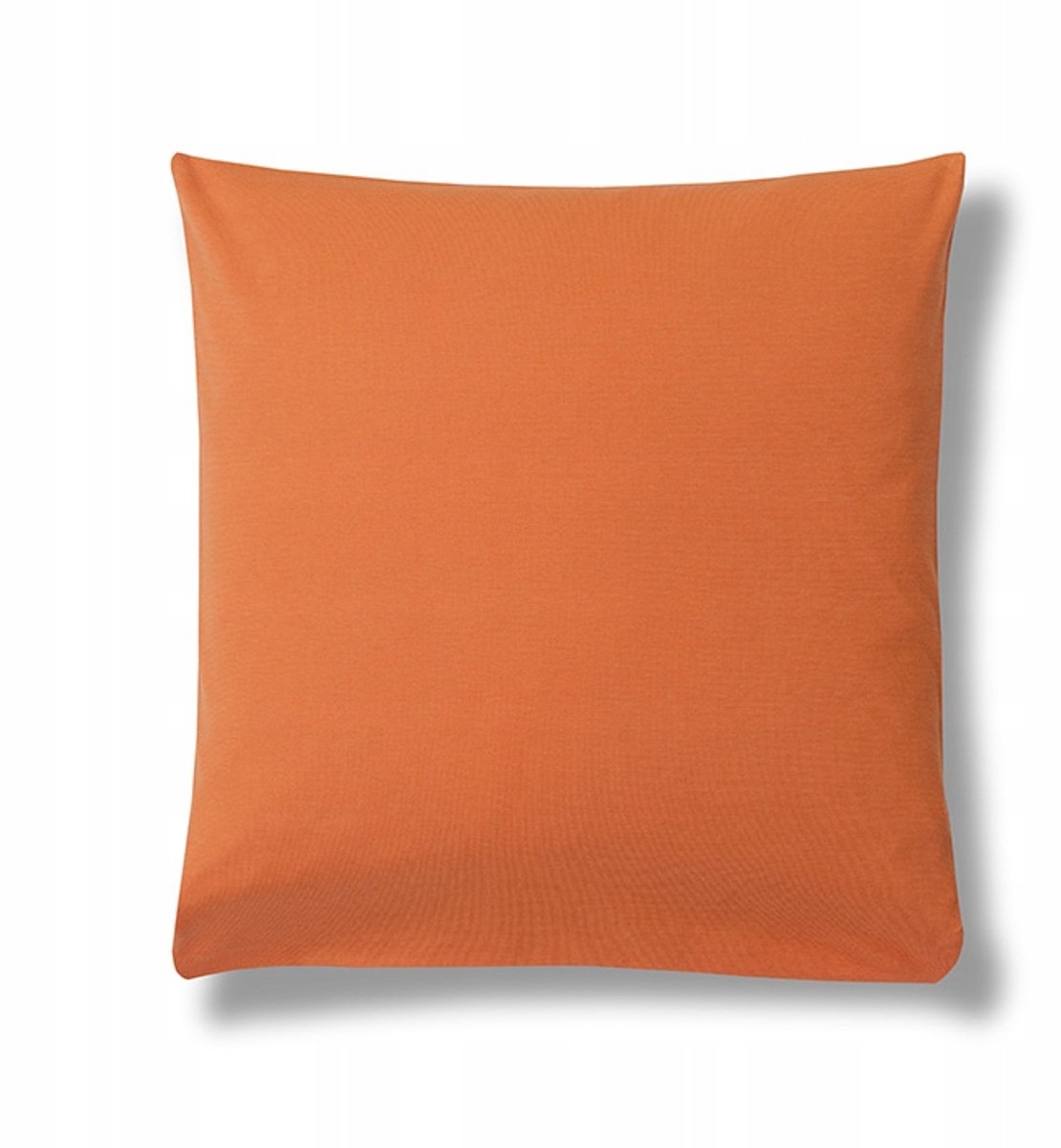 Jersey Kussensloop 40x40 cm - Terracotta Katoen