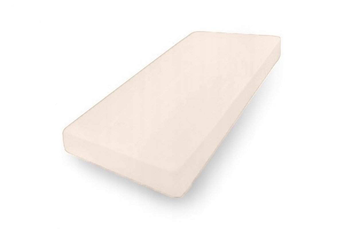 Matex Jersey Hoeslaken 160x200cm Beige Met Elastiek