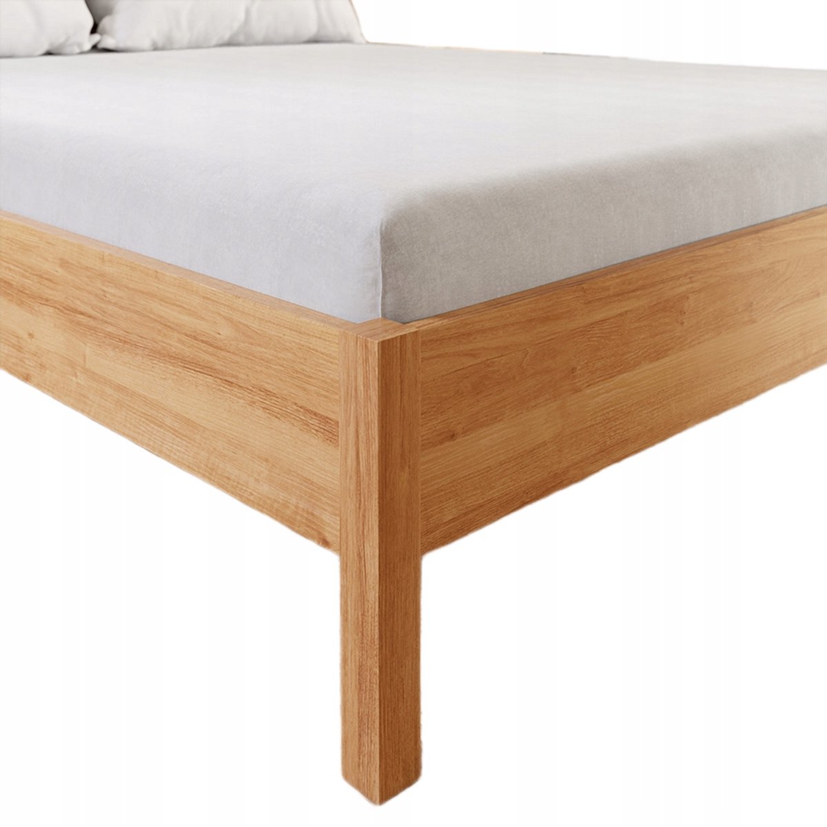 Jersey hoeslaken met elastiek 120x200 cm, wit