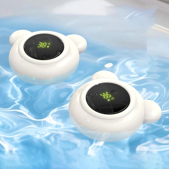 Babybadthermometer - Veilige digitale waterthermometer met LED-display - Geschikt voor babybadjes, badkuipen, zwembaden, thuis, binnen en buiten. van Alecto — afbeelding 5