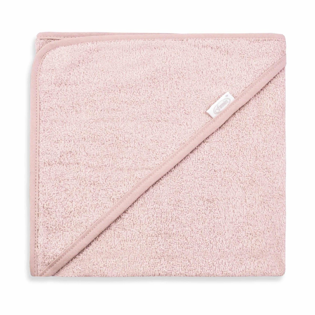 Badcape blush met naam geborduurd