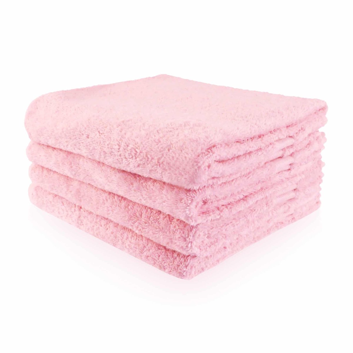 Gepersonaliseerde handdoek roze met naam geborduurd