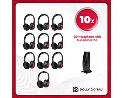 Silent Disco. Draadloze Oplaadbare Koptelefoons voor groepen | Origineel Dolly Digital® | Complete Set | Silent Disco