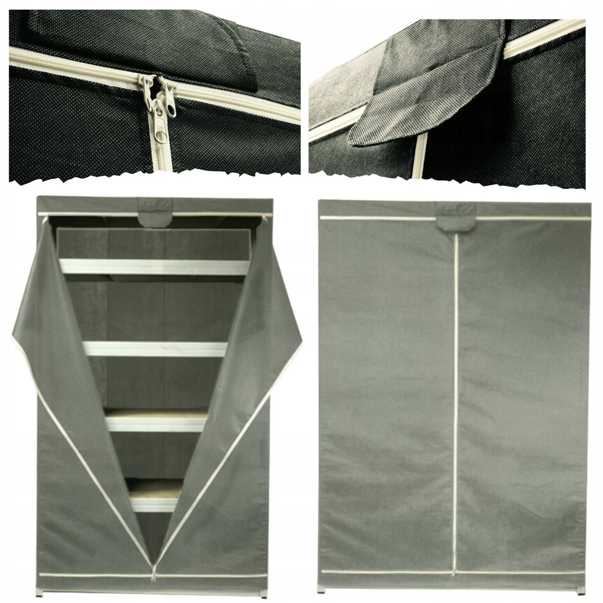 Stevige Grijze Rekhoes 270x180x50cm - Beschermhoes voor Stelling