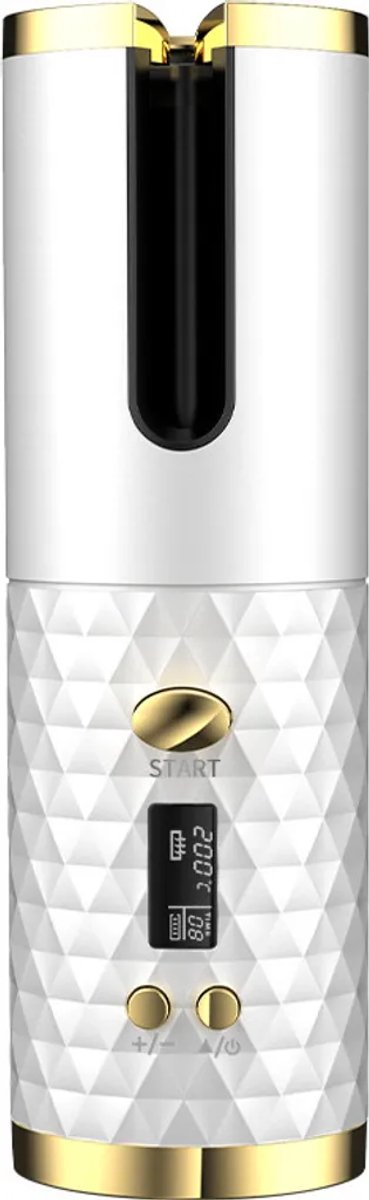 OrangeCart Draadloze Keramische Krultang met Automatische Rotatie - afbeelding 3