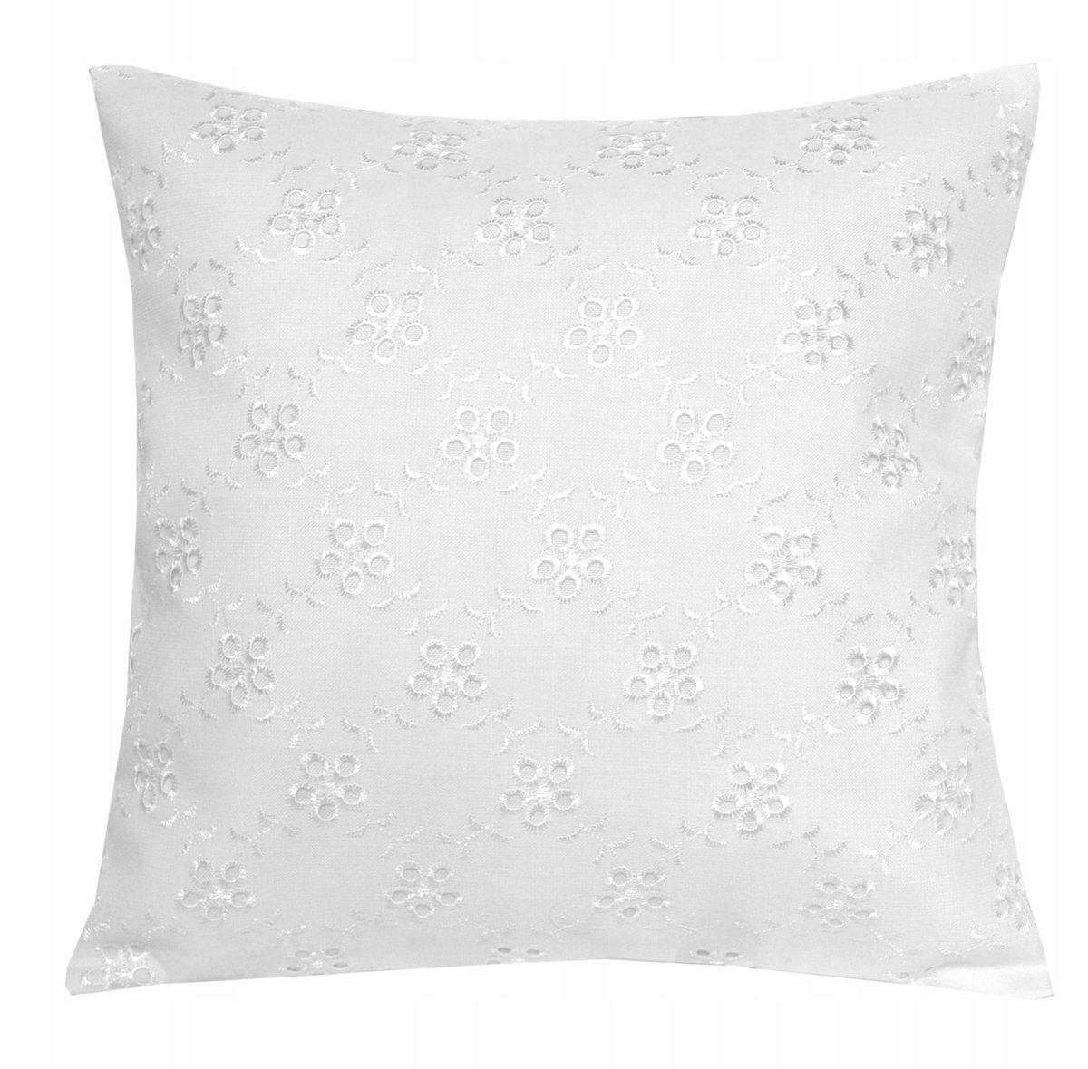 Nela Sierkussenhoes 40x40 cm Wit - Stijlvolle decoratie