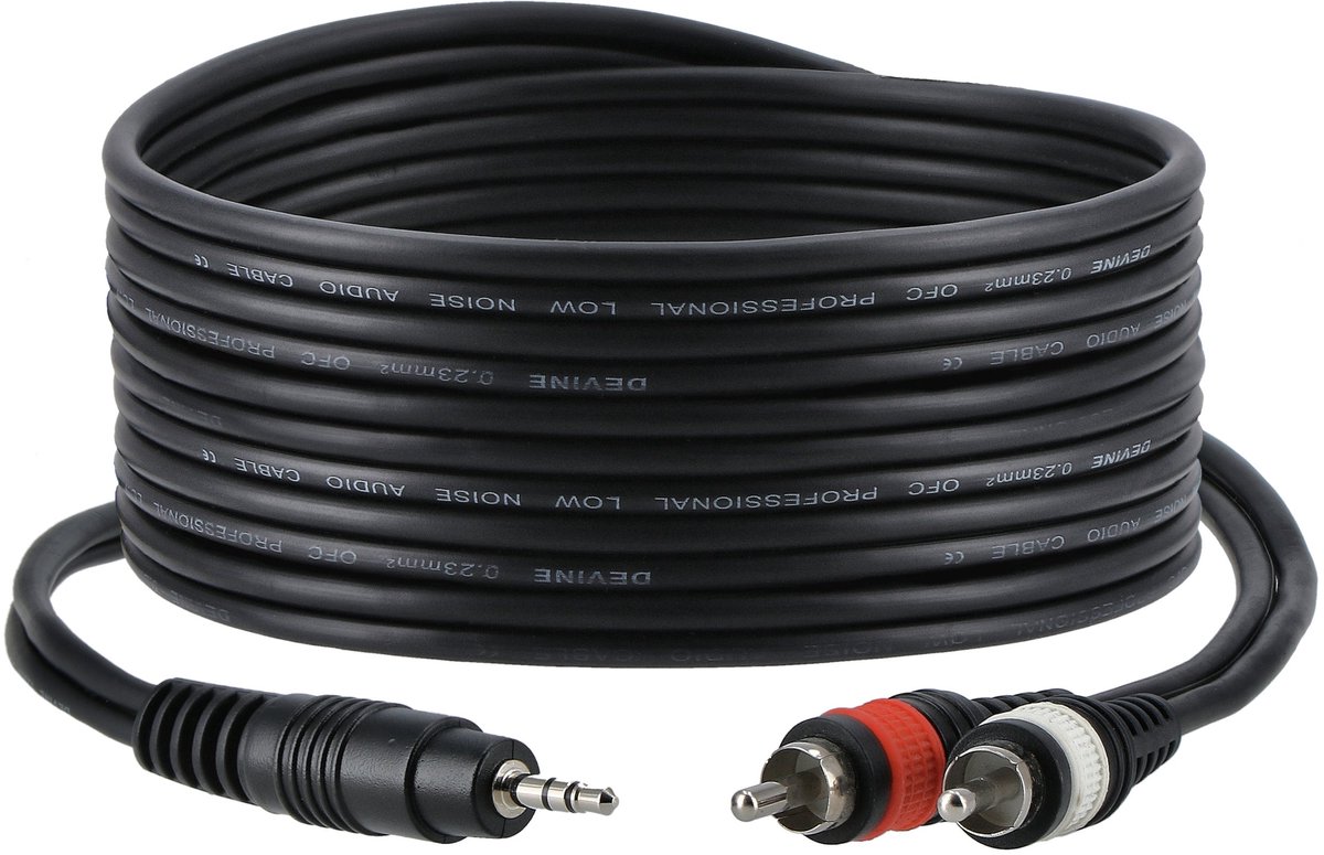 Devine VA7030 jack 3.5 mm stereo - 2x RCA male 3 m
