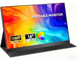 DailySupplies® Portable Monitor - Draagbare Scherm - Gaming - Full HD - Zwart