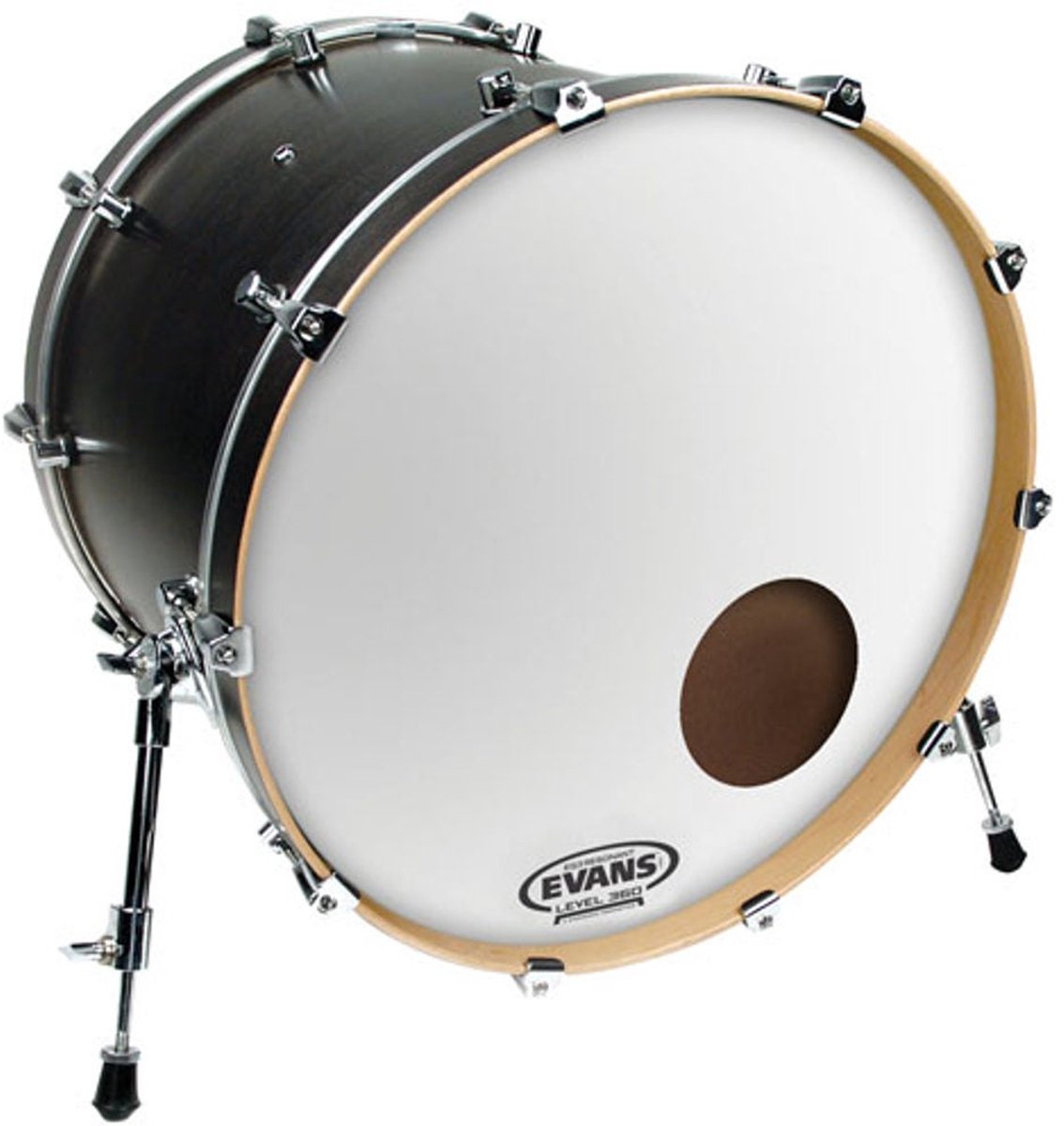 Evans EQ3 Coated wit 18", BD18RGCW bas Drum Reso - Bass drumvel