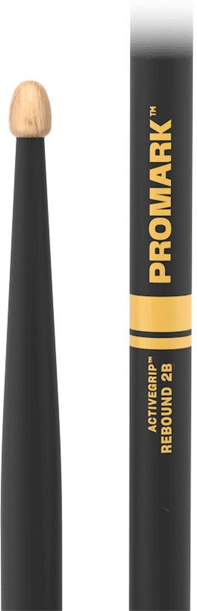 ProMark R2BAG Rebound 2B ActiveGrip Hickory drumstokken met houten tip