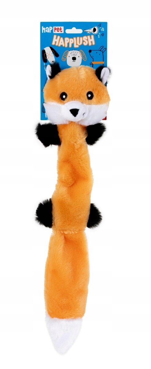 Happet Pluche Vos Hondenspeeltje 48 cm met Piepje