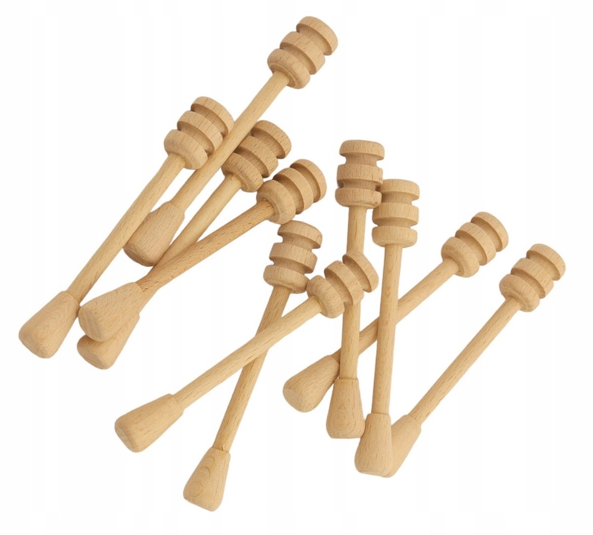 10 Houten Honinglepels - Natuurlijk Hout, Perfecte Dosering