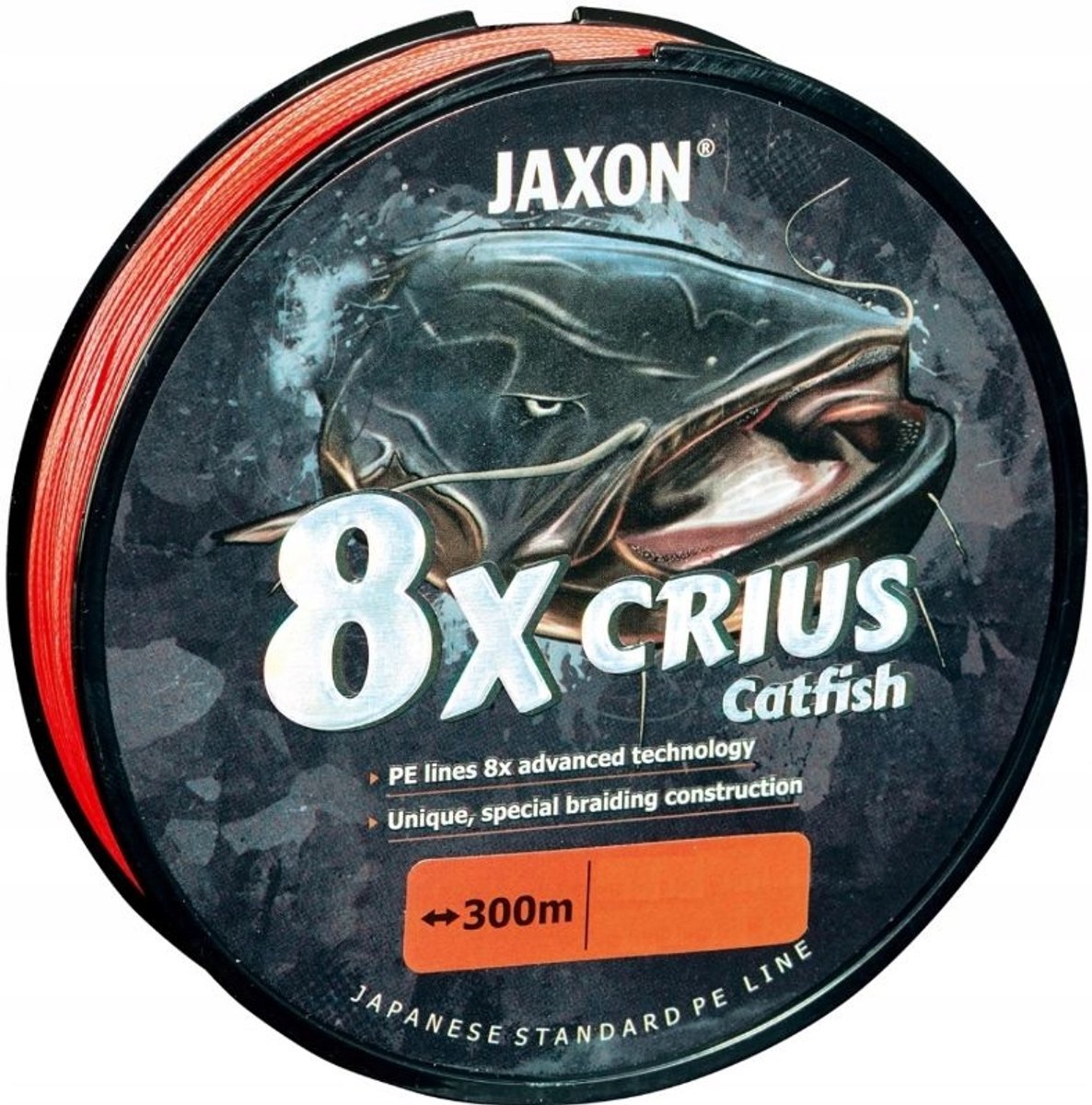 Jaxon Crius 8X Meerval Oranje Vislijn 300m - 0.40mm - 65kg