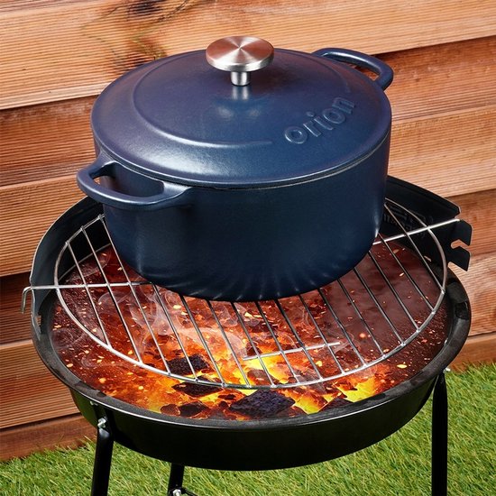 Cocotte En Fonte Émaillée En Forme De Citrouille Avec Couvercle - 1,32 L - Idéale Pour Halloween, Thanksgiving Et Automne