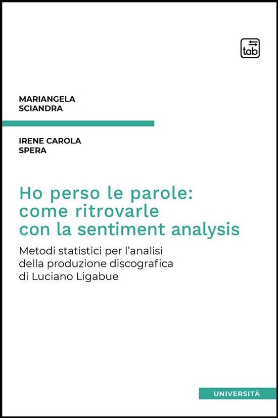 Ho perso le parole: come ritrovarle con la sentiment analysi ... - cover