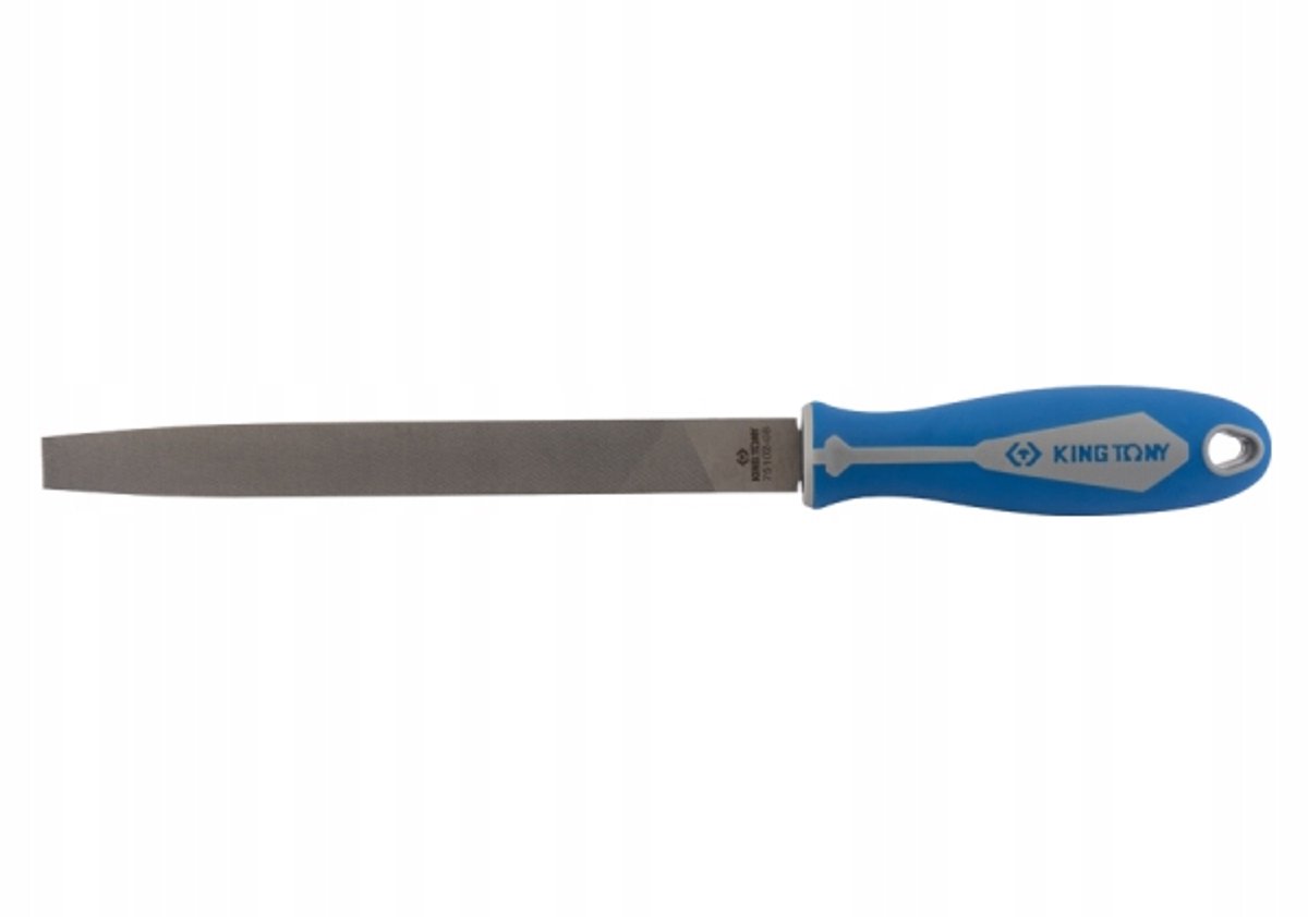 King Tony Vijl 250mm Rechthoekig met Handvat