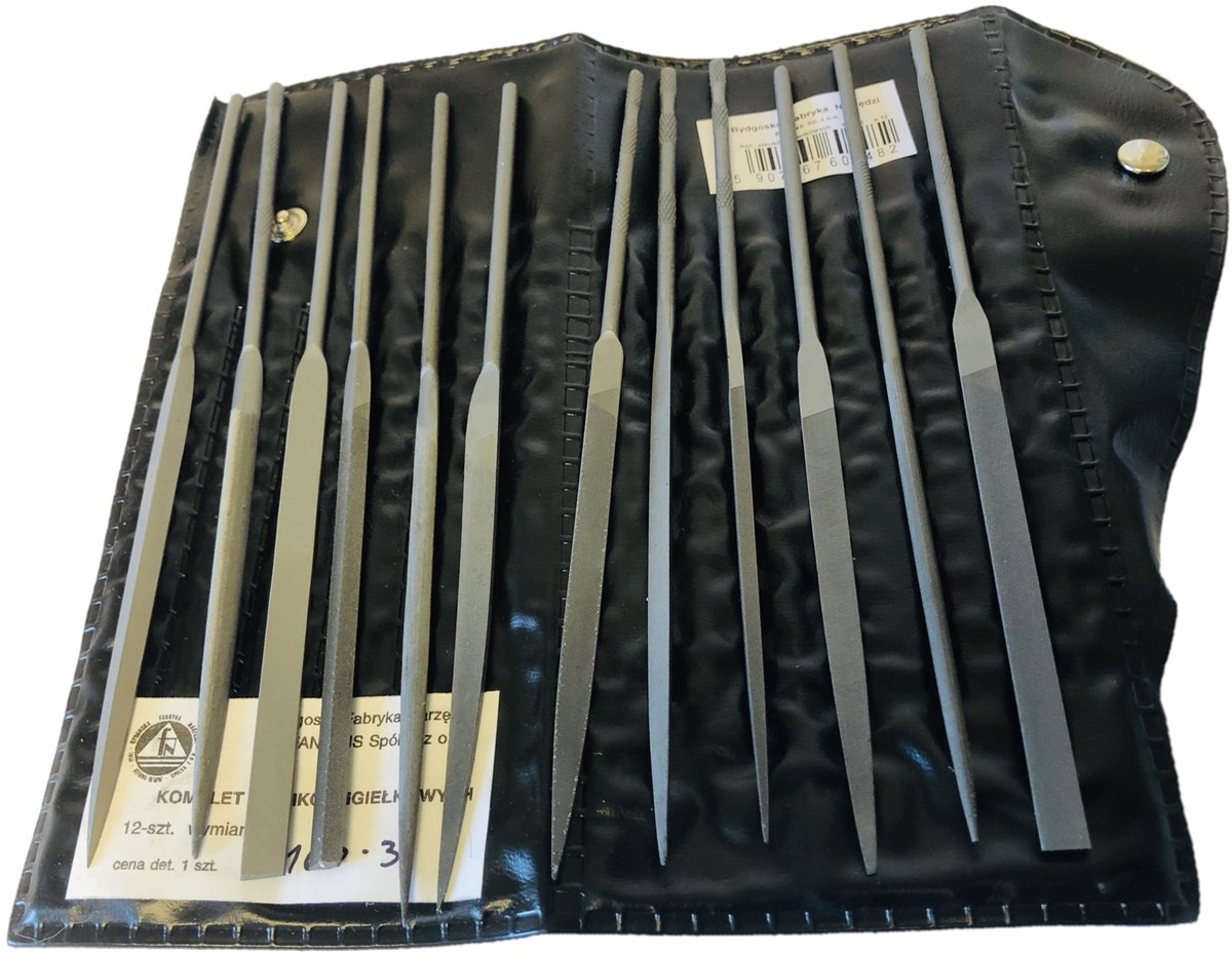 Befana Precisievijlenset 12 stuks 160 mm - Gladde afwerking