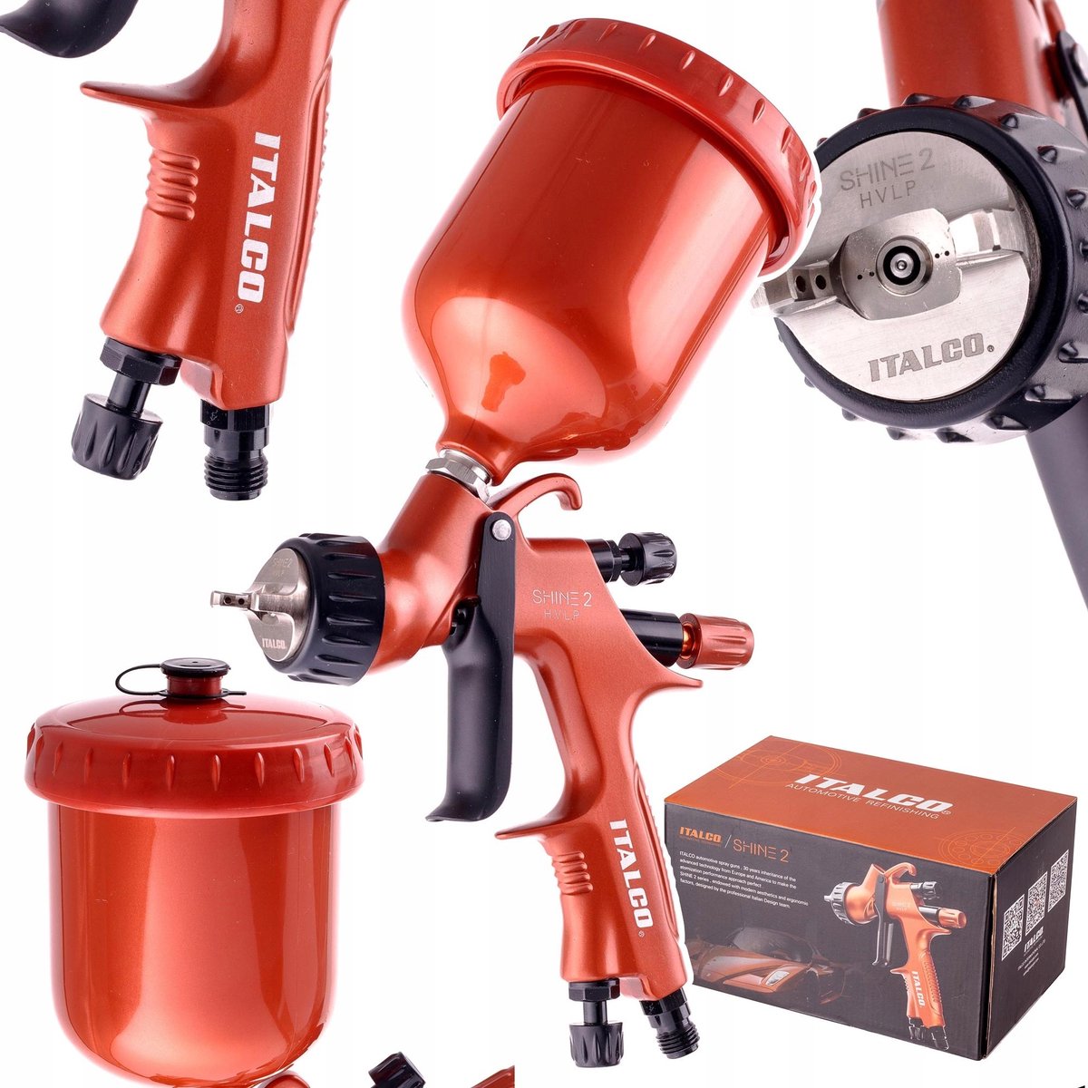 ITALCO SHINE 2 HVLP-spuitpistool 1,4 mm - Premiumkwaliteit