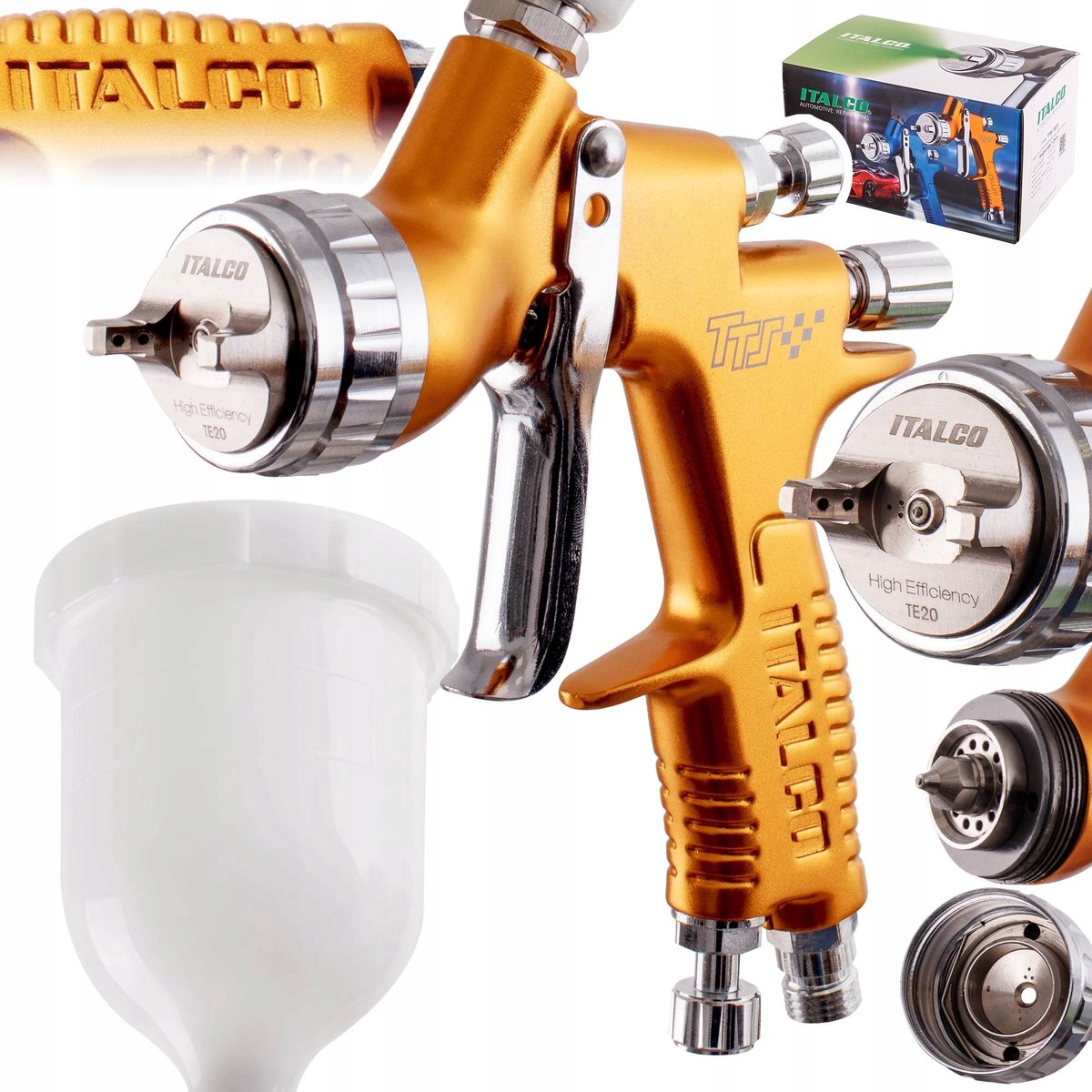 Spuitpistool Italco TTS 1.2mm LVMP PRO voor Lakken