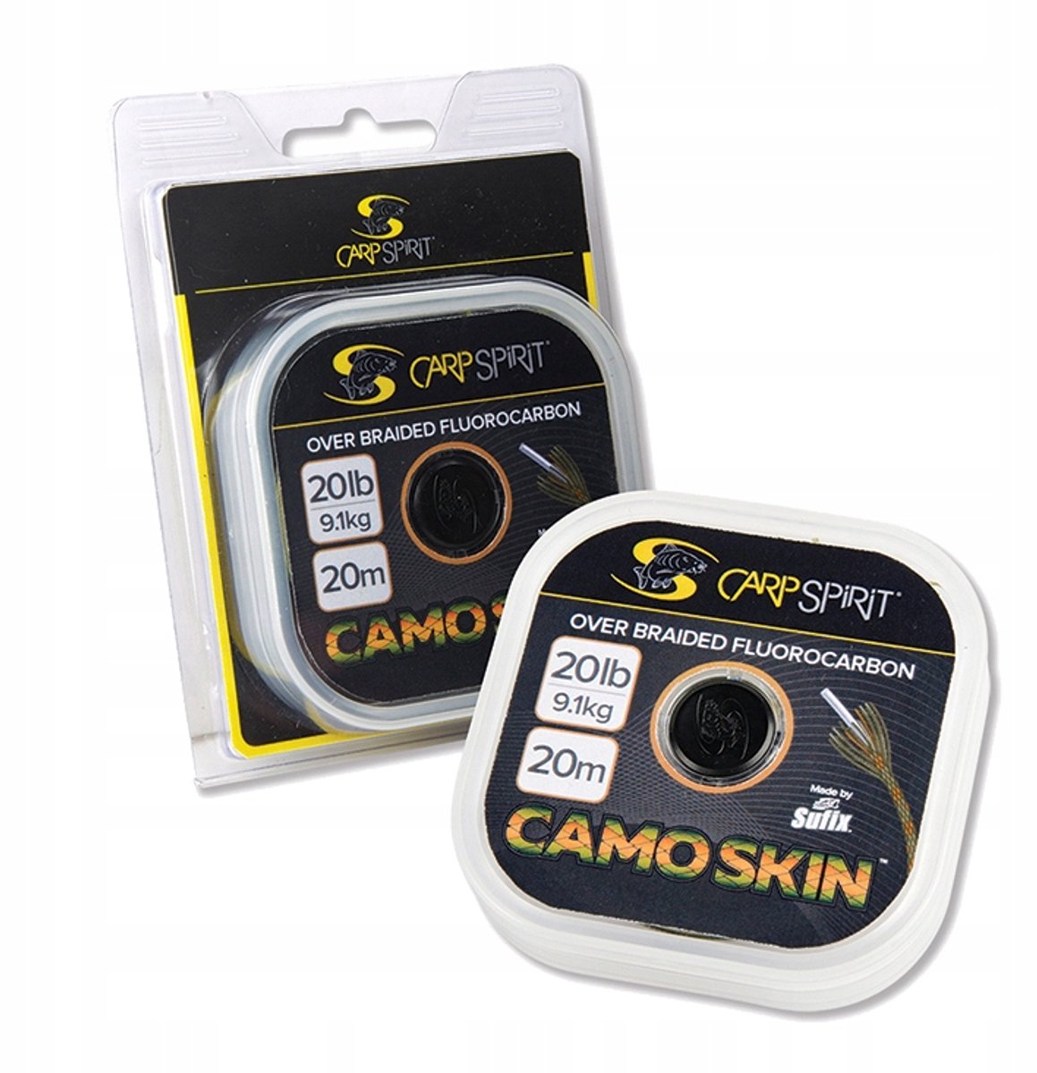 Carp Spirit Camo Skin Line 25lb 20m - Hybride Hakenlijn