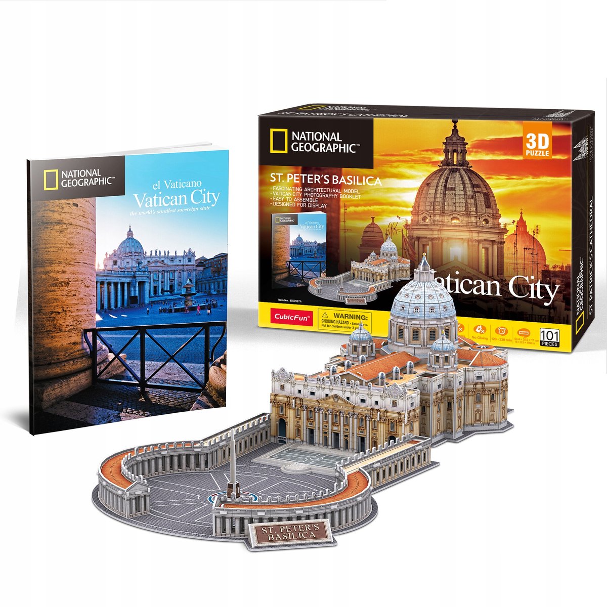 Cubic Fun 3D Puzzel Sint-Pietersbasiliek National Geographic