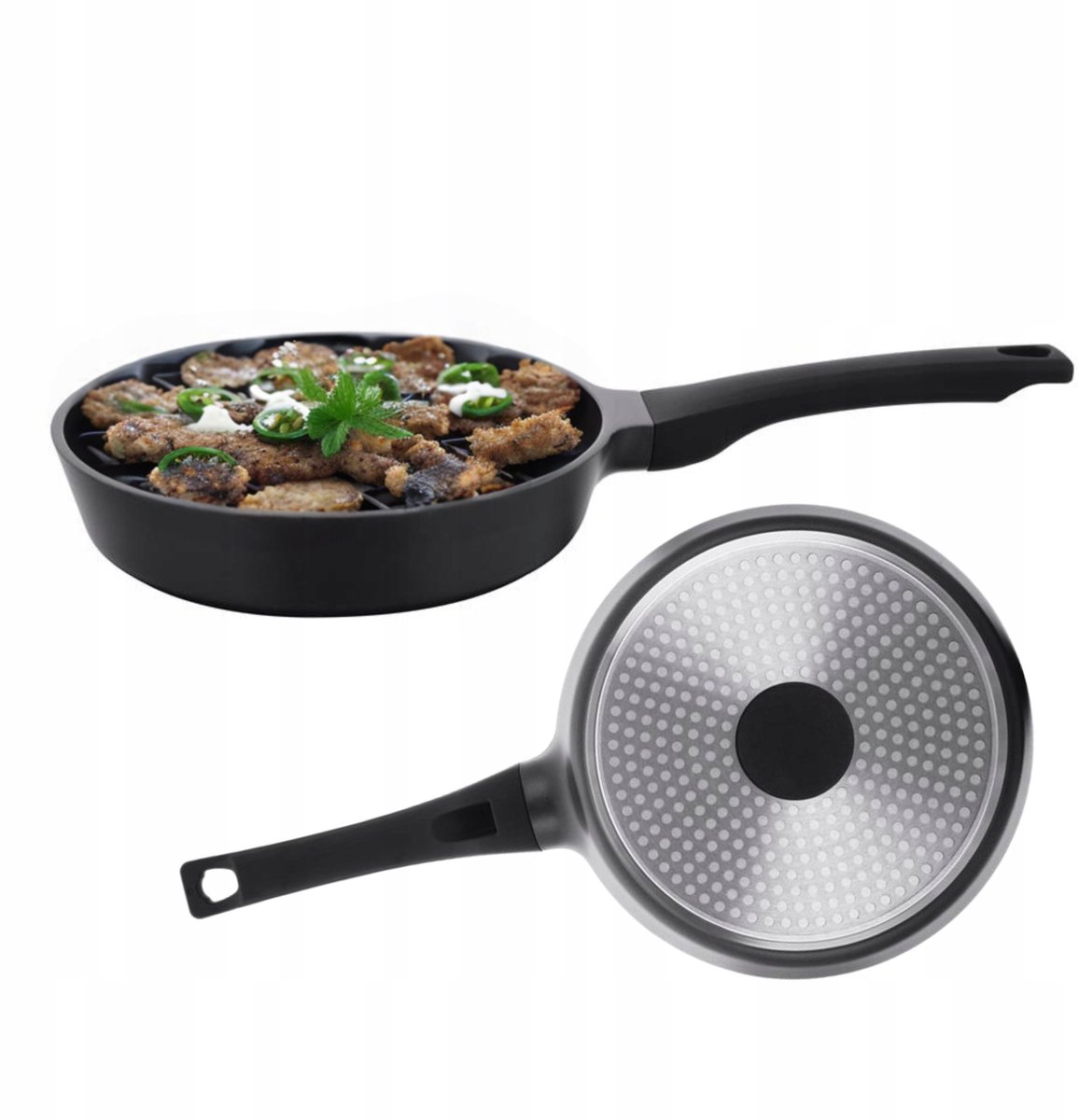 Greblon C3 Koekenpan 20cm Inductie & Gas - Antiaanbaklaag