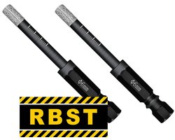 RBST Diamantboor 6mm - 2 stuks - Tegelboor - Gel Gekoeld