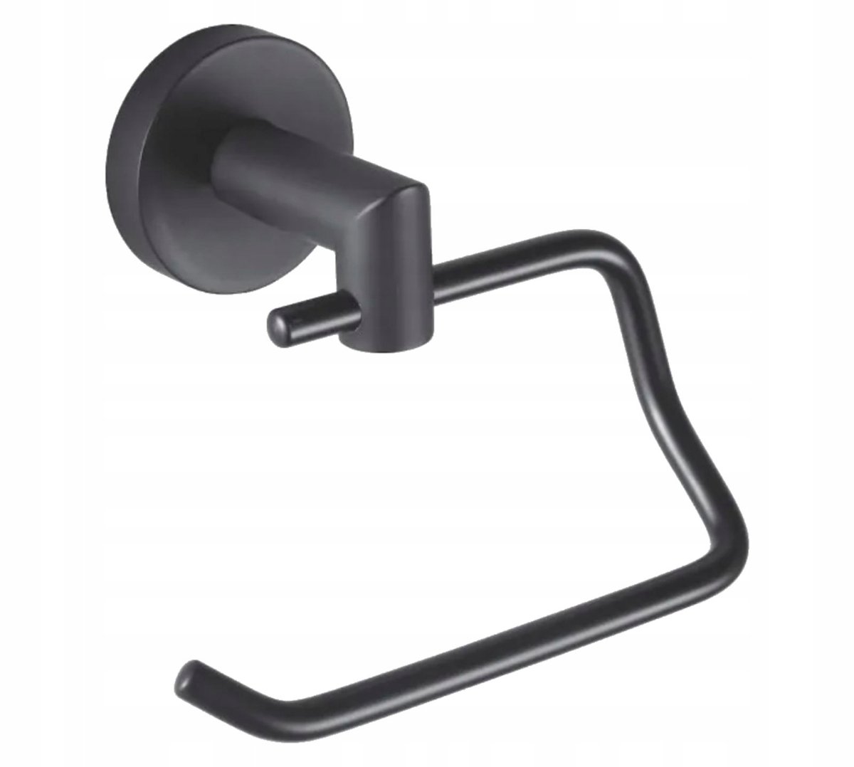 Stella Mat Zwart Toiletrolhouder - Wandmontage