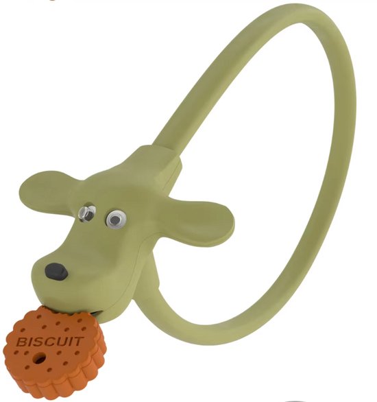 Rieba® Fietsslot 4-delige Set Grijs / Groen - Kinderslot voor Kinderfiets - Inclusief Fietsbel - Spaakversiering & Handvatten - Accessoires voor Kinderen - Fiets Kind - Grijs / Groen van Rieba — afbeelding 3