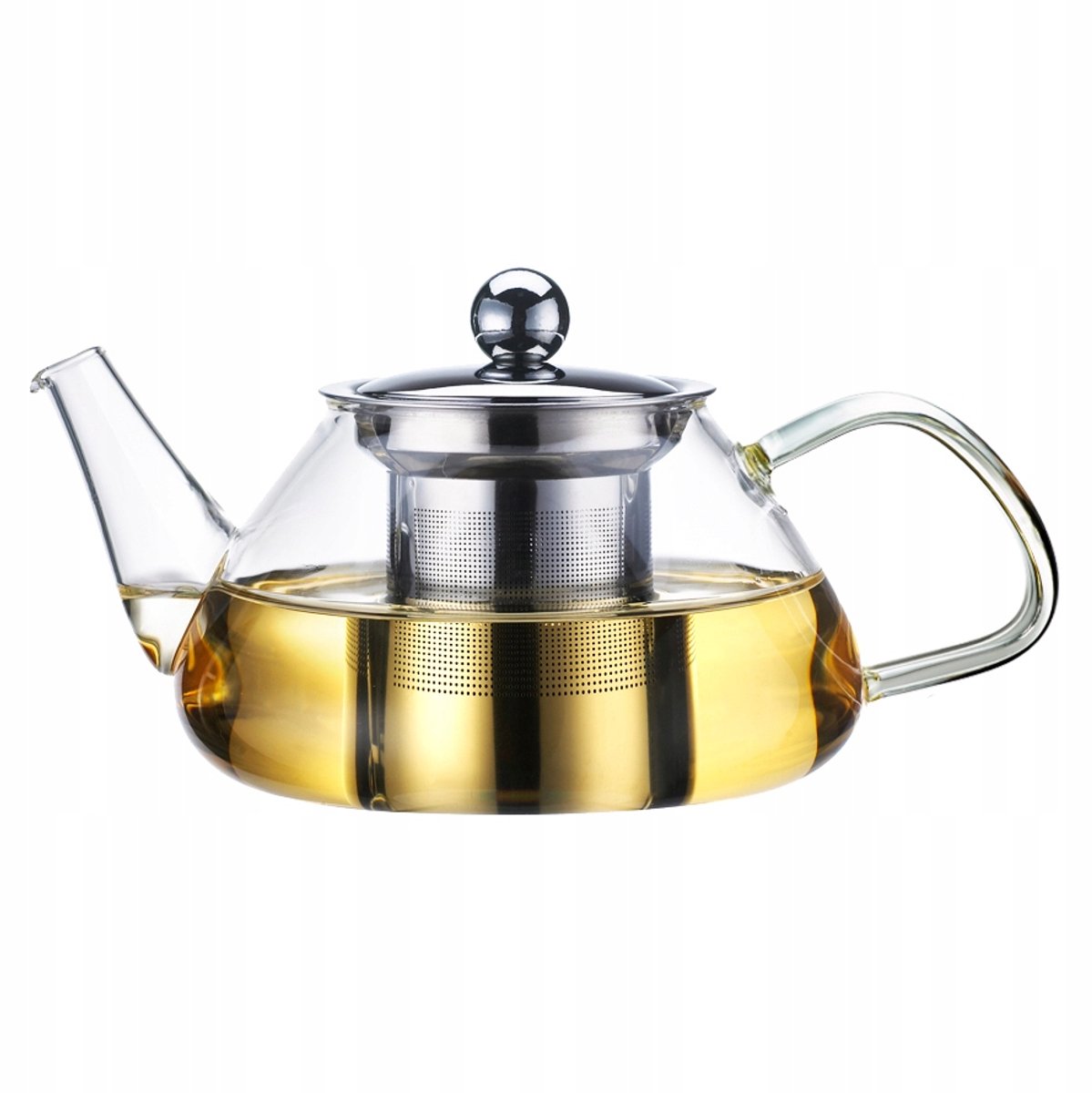Glazen Theepot met Zetgroep - 450ml - Kamille