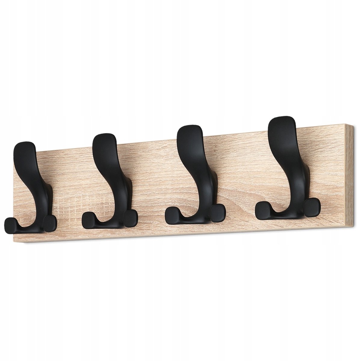 Wandkapstok Eiken Sonoma 4 Haken - Modern en functioneel