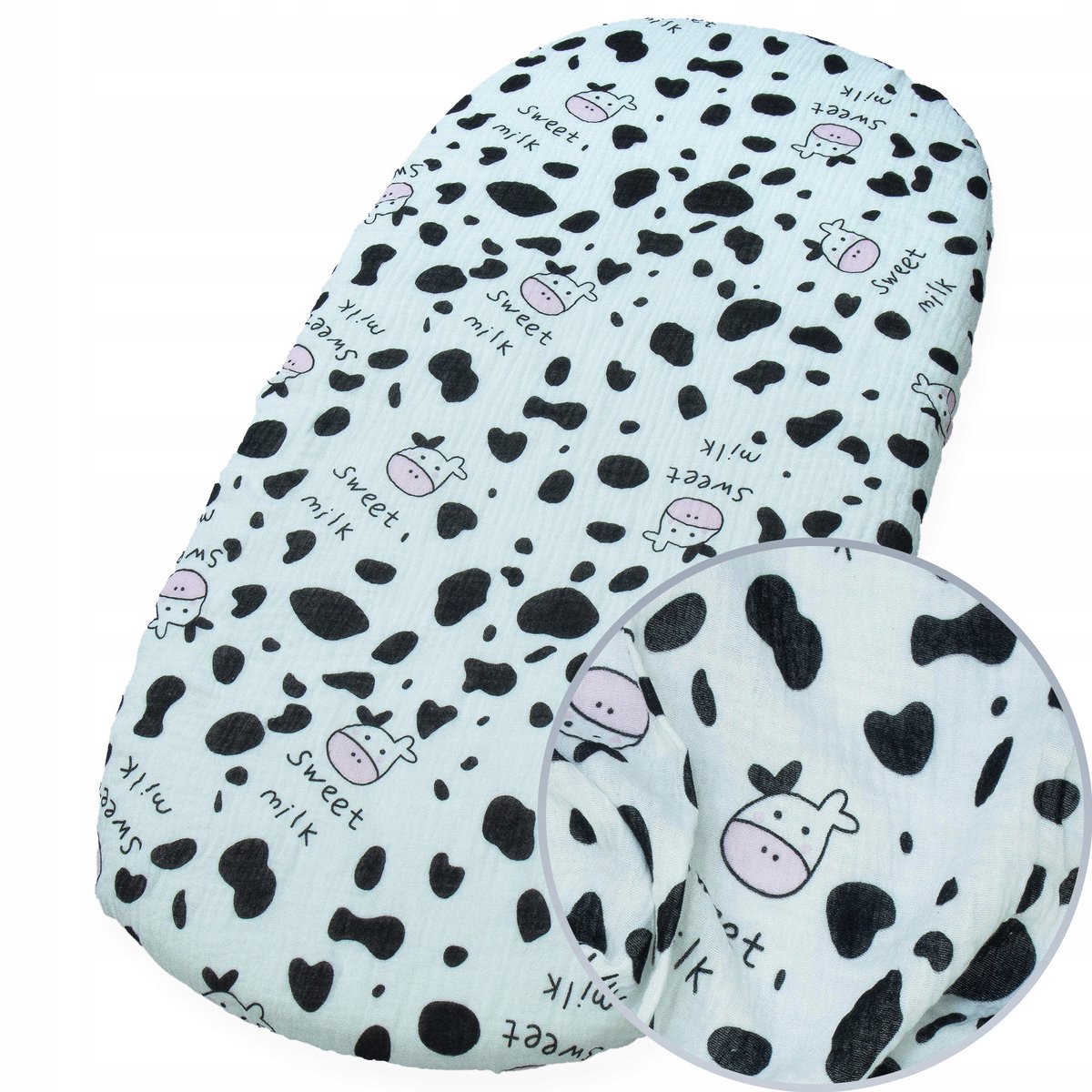 Kerstin Muslin Wieg Laken Premium - Zacht & Ademend