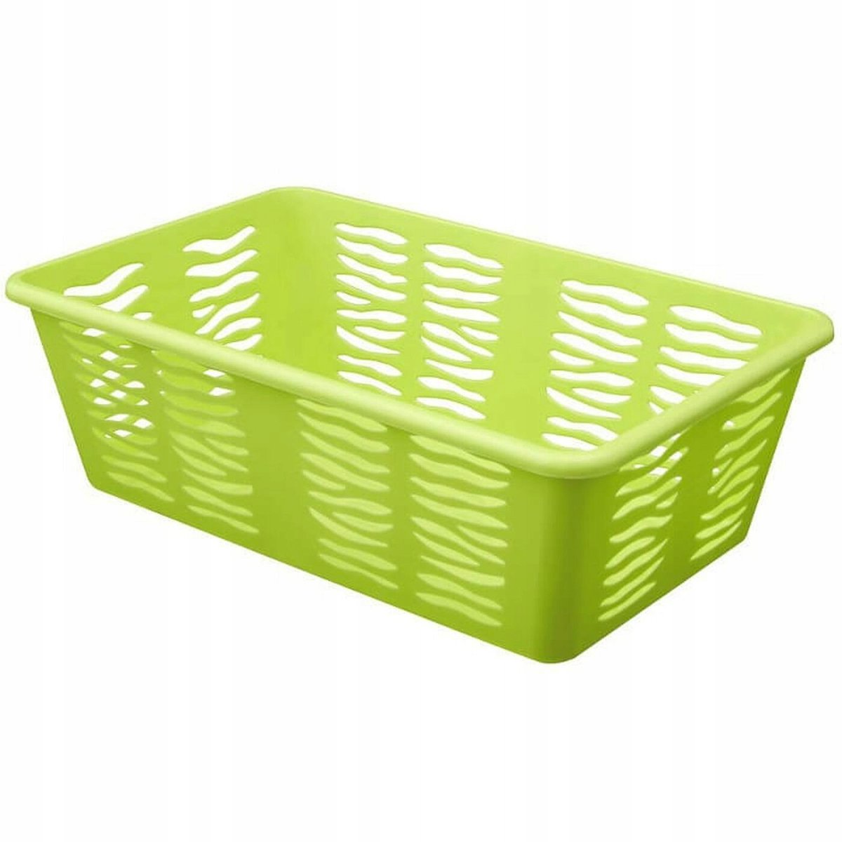 Groene Plastic Opbergmand Organizer voor Cosmetica