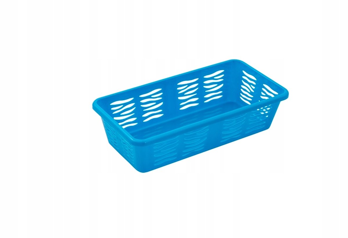 BranQ Zebra Opbergmand Blauw - 30x20x11,1 cm