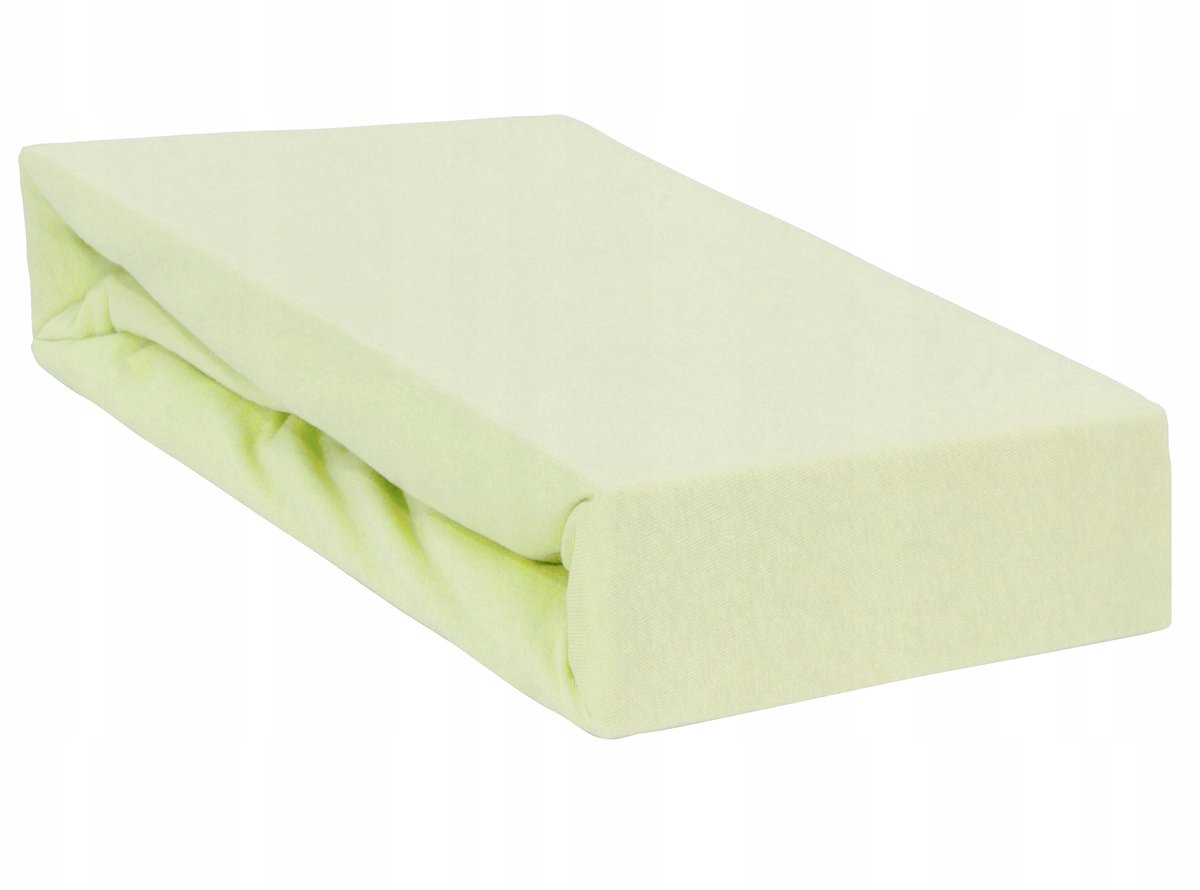 100% Katoenen Hoeslaken met Elastiek voor Kinderbed 180x80cm Groen