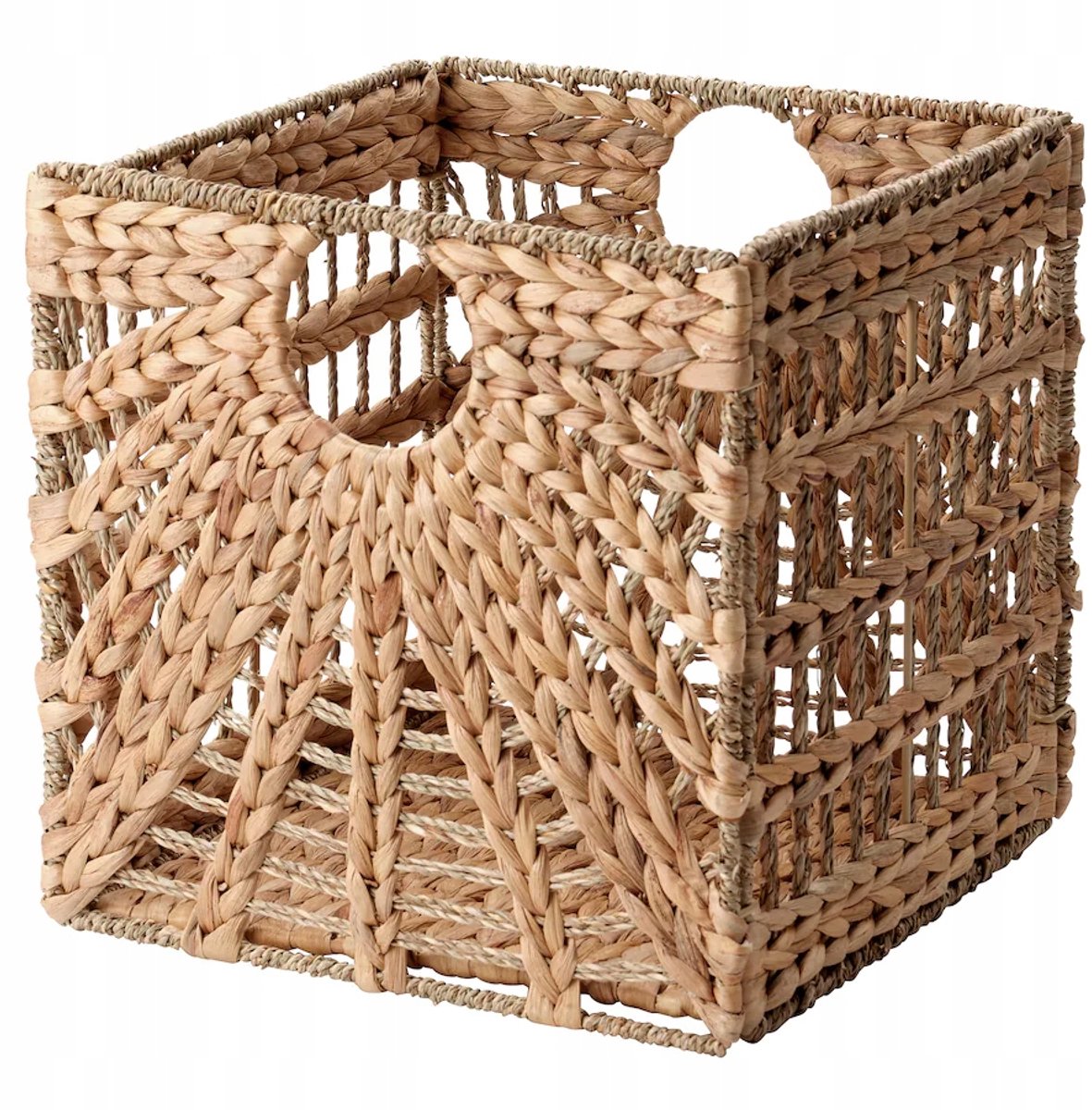 LUSTIGKURRE Opbergmand Zeegras & Waterhyacint 32x33x32cm