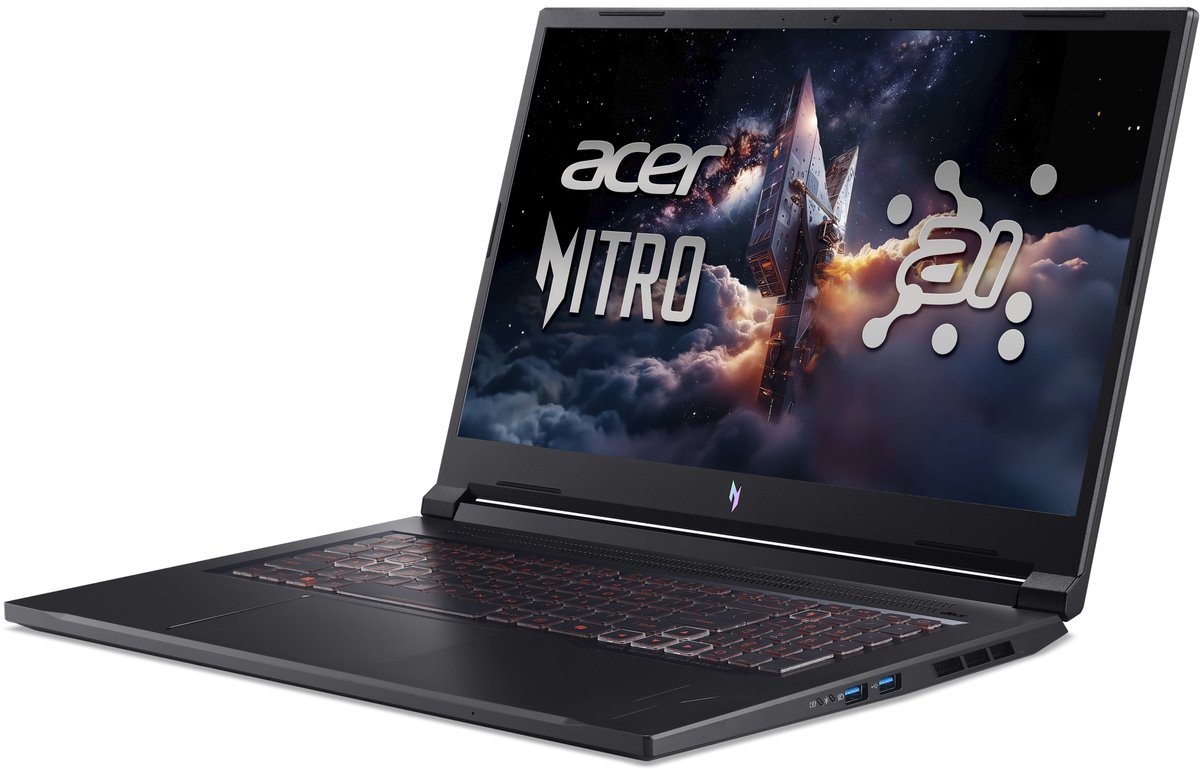 Acer Nitro V 17 AI ANV17-41-R5C1 - Gaming Laptop - 17 inch 144Hz - 16GB - 1TB SSD - inclusief 3mnd PC GamePass thumbnail 5