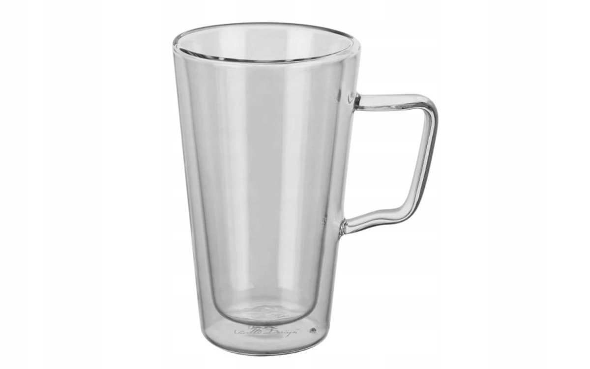 Set van 2 geglazuurde Latte Macchiato 350 ml - Diva Design