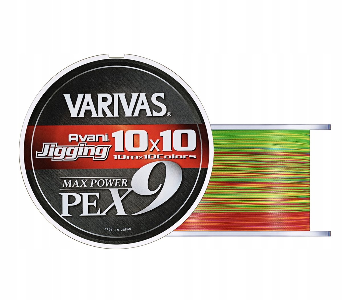 Varivas Avani Jigging X9 PE #2.0 200m 39lb Multicolor Vislijn