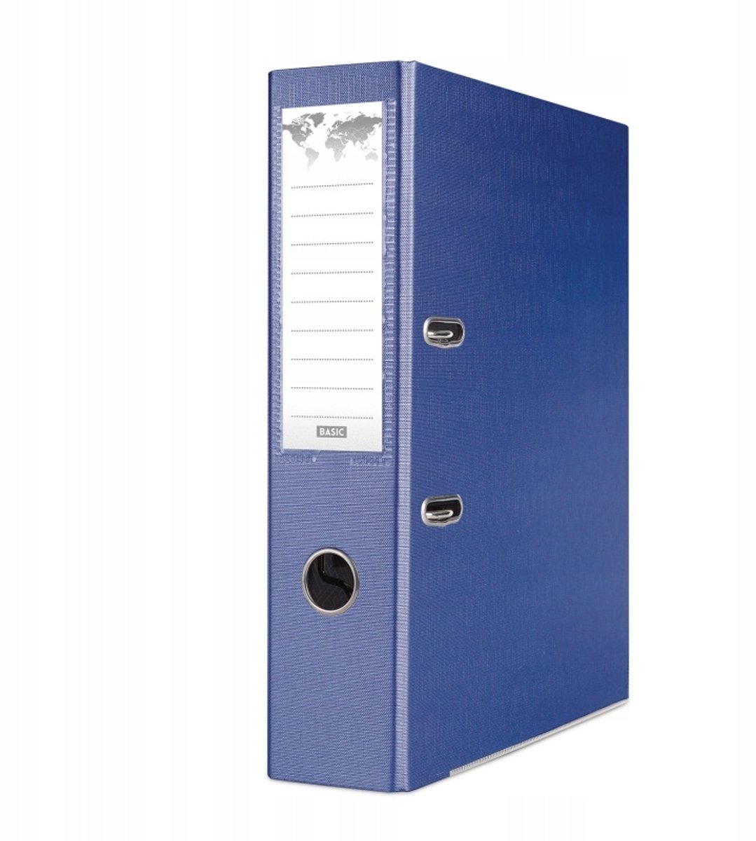 Segregator BASIC-S A4 75mm Marineblauw met Klemmechanisme